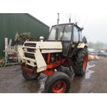 DAVID BROWN 2 WHEEL DRIVE TRACTOR. SOURCED FROM DEPOT CLOSURE. WHEN TESTED WAS SEEN TO RUN AND DRIVE