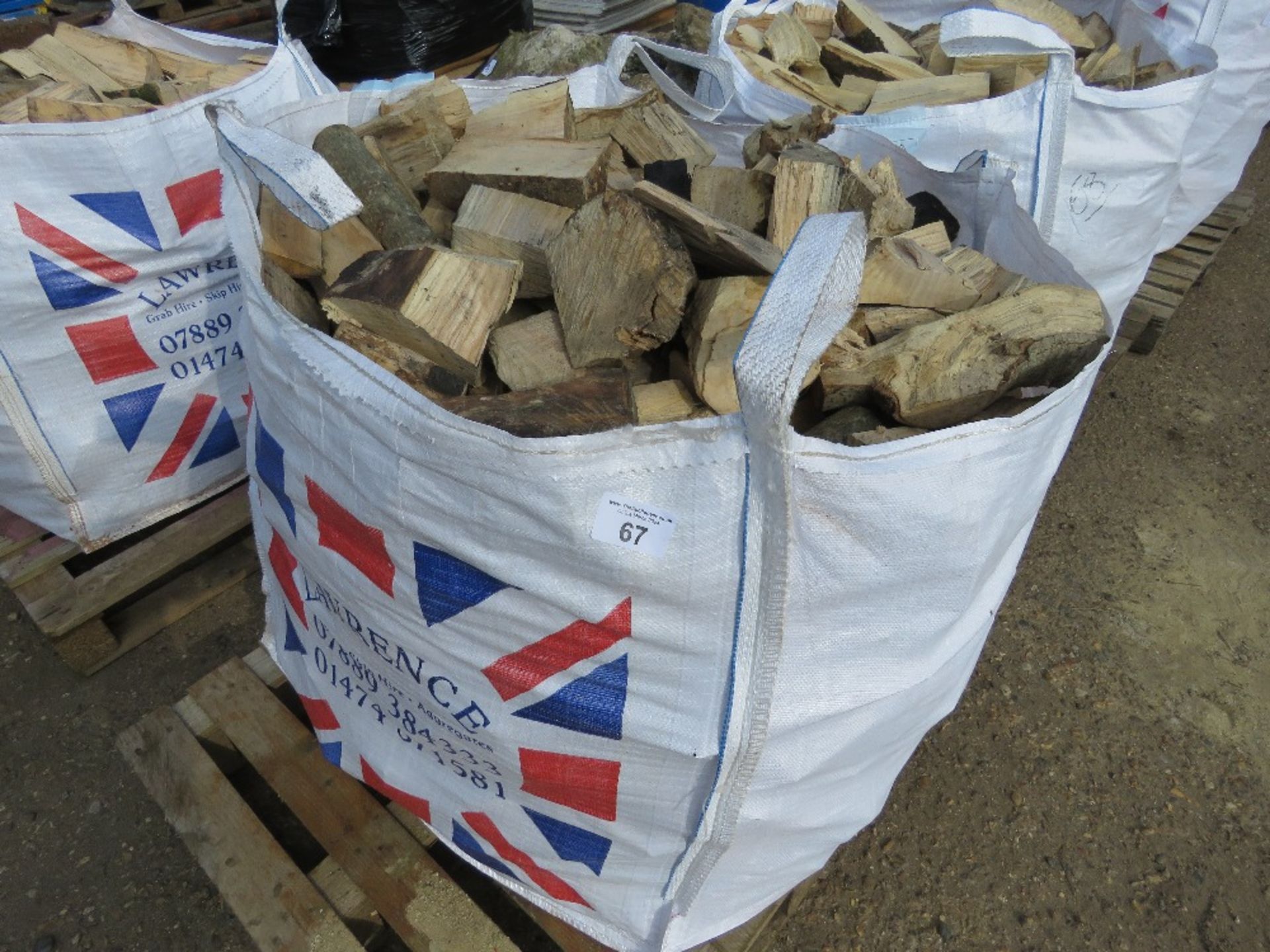 LARGE BULK BAG CONTAINING HARDWOOD FIREWOOD LOGS. ....THIS LOT IS SOLD UNDER THE AUCTIONEERS MARGIN - Image 2 of 2