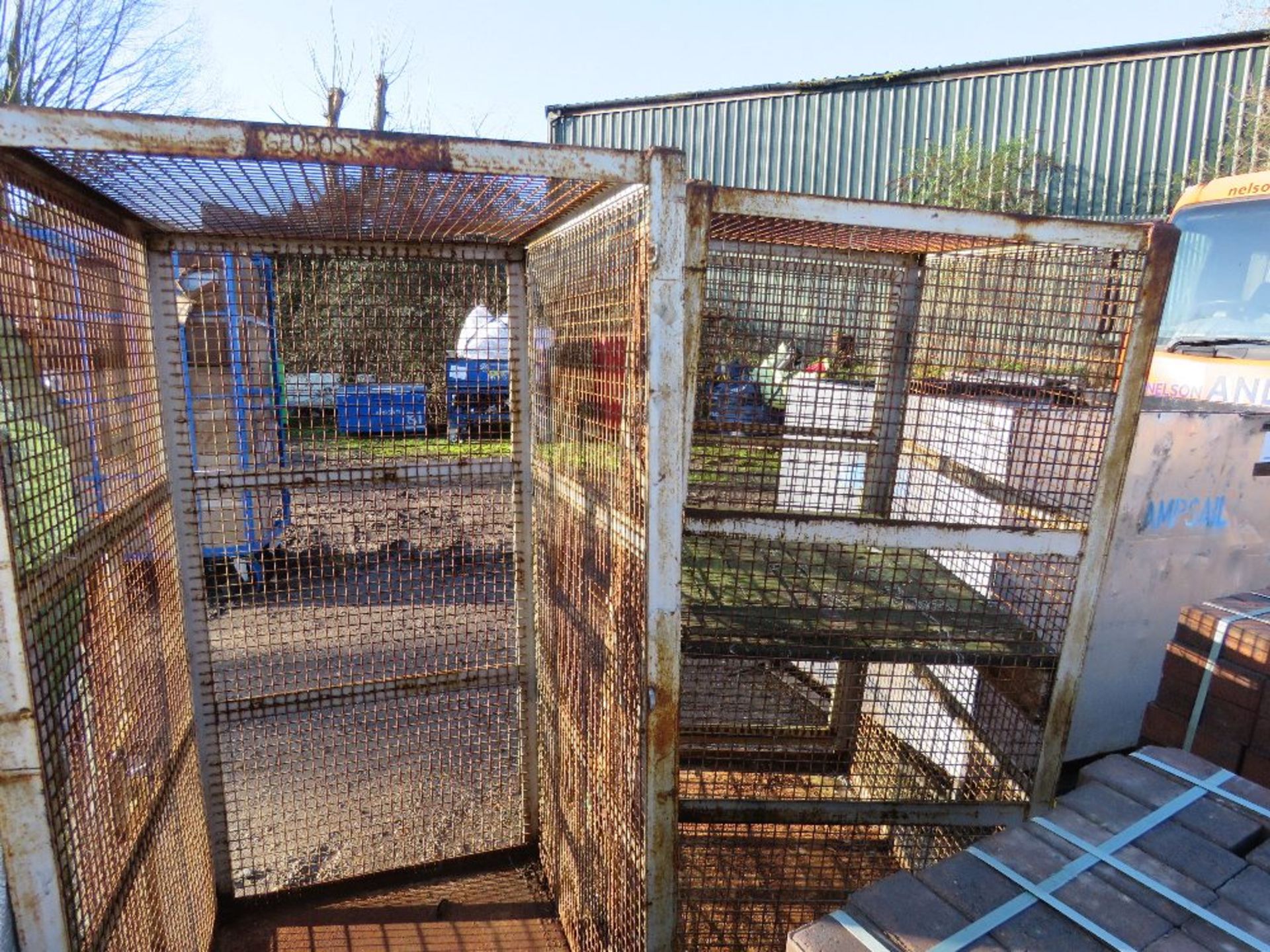2NO MESH SIDED STILLAGE CAGES.. SOURCED FROM COMPANY LIQUIDATION. - Image 3 of 5