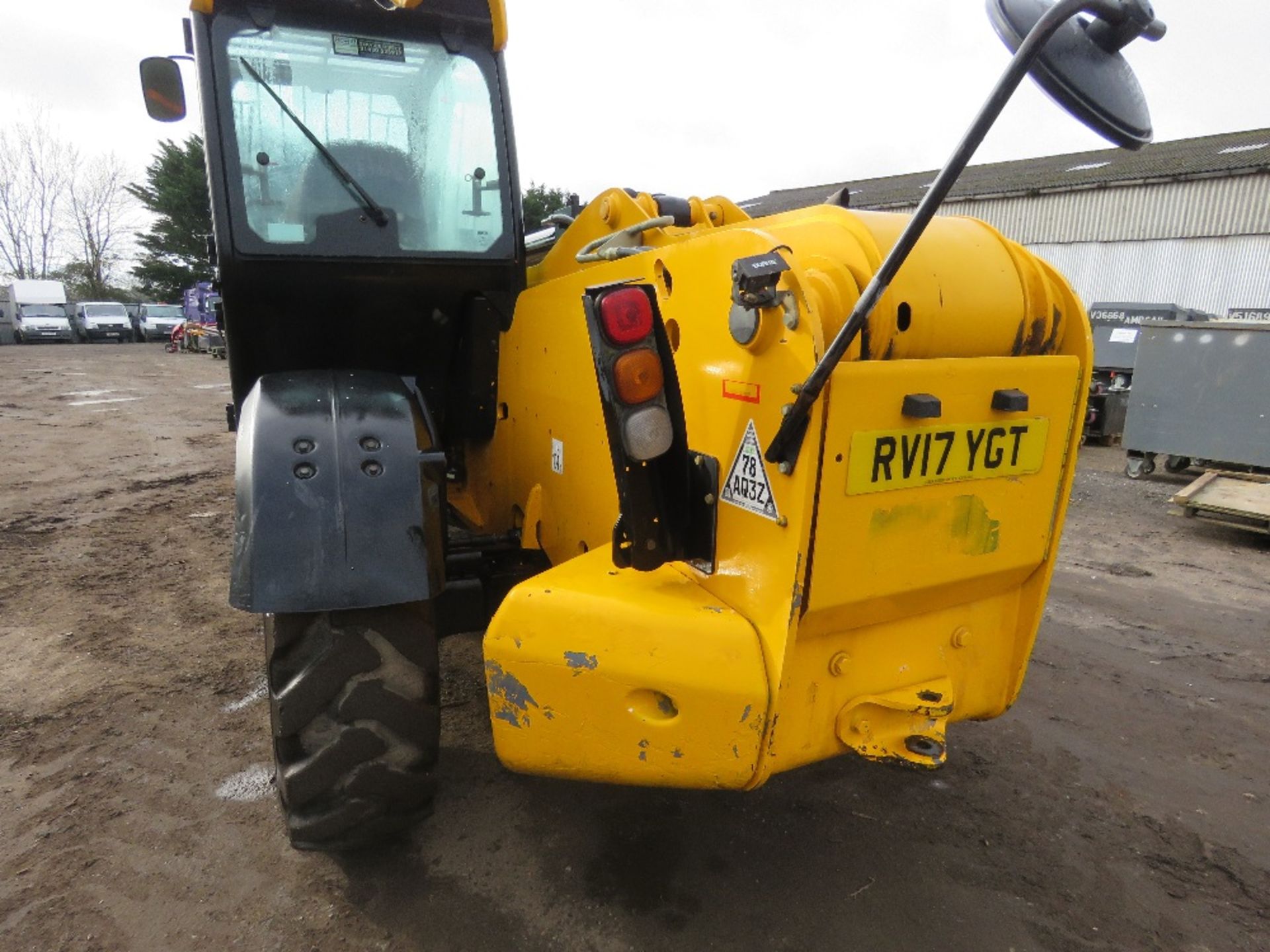 JCB 540-140 TELEHANDLER REG:RV17 YGT WITH V5. 14METRE REACH, 4 TONNE LIFT, 9676 REC HOURS. OWNED FRO - Image 7 of 14