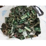 BULK BAG CONTAINING APPROXIMATELY 320-350NO ASSORTED SCAFFOLD CLIPS.