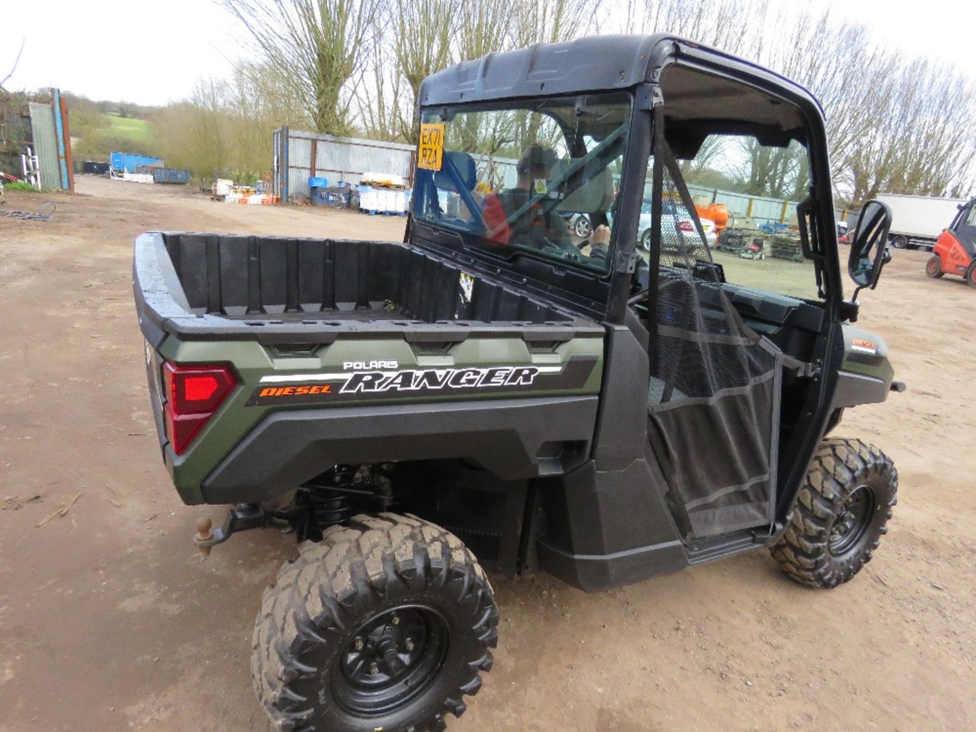 POLARIS 902 DIESEL RANGER WITH KUBOTA ENGINE, SCREEN ROOF AND BACK WINDOW. REG:EX71 RZA WITH V5, FIR - Image 8 of 12