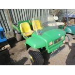 JOHN DEERE GATOR 2WD PETROL ENGINED OFF ROAD UTILITY VEHICLE. WHEN TESTED WAS SEEN TO RUN, DRIVE, ST