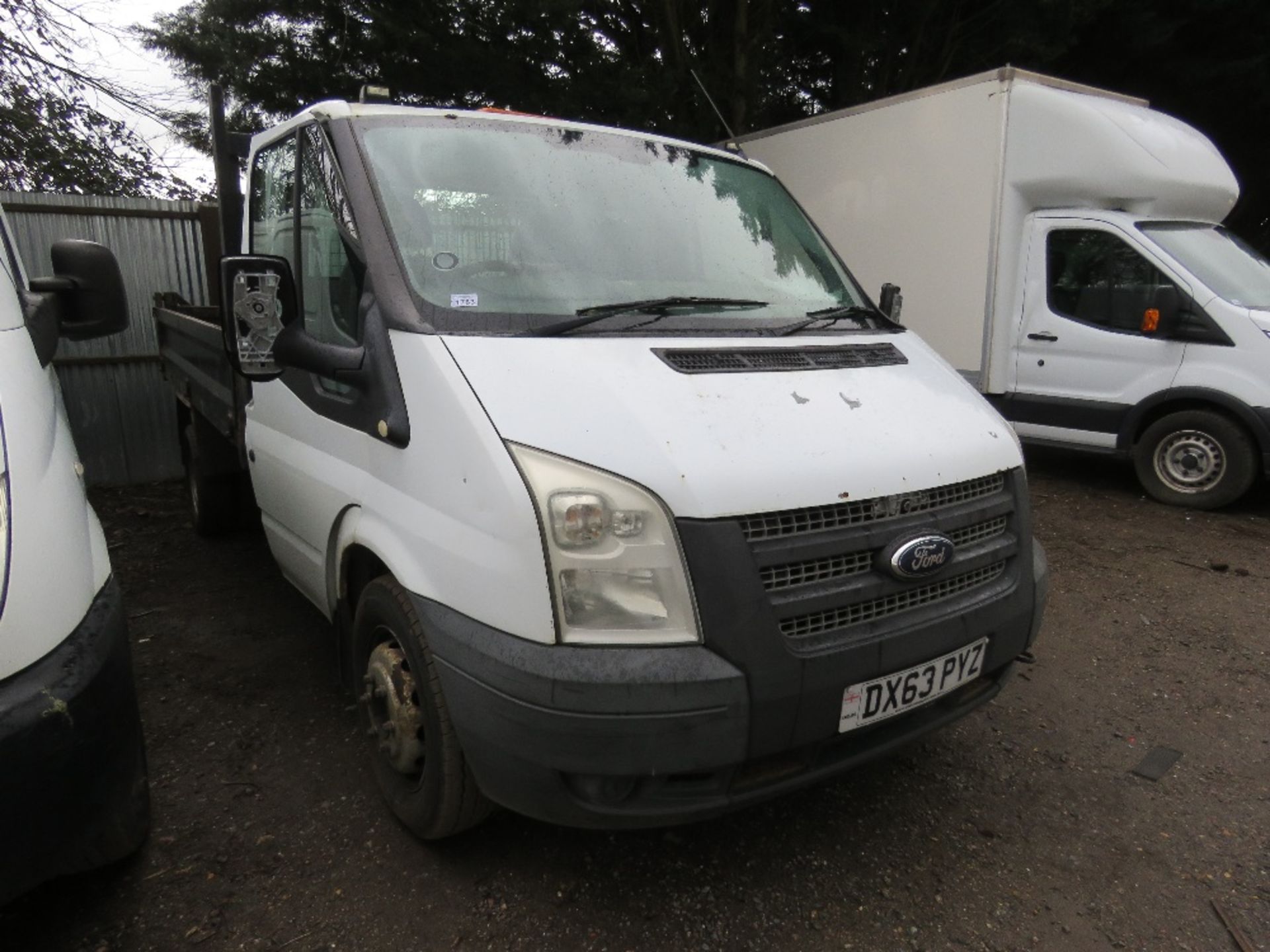 FORD TRANSIT TIPPER TRUCK REG:DX63 PYZ. WITH V5. MOT UNTIL 19/05/24. SOURCED FROM COMPANY LIQUIDATIO