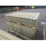 2 X PACKS OF VENETIAN SLAT FENCE PANELS 1.83M X 1.22M APPROX. 15NO PANELS IN TOTAL.