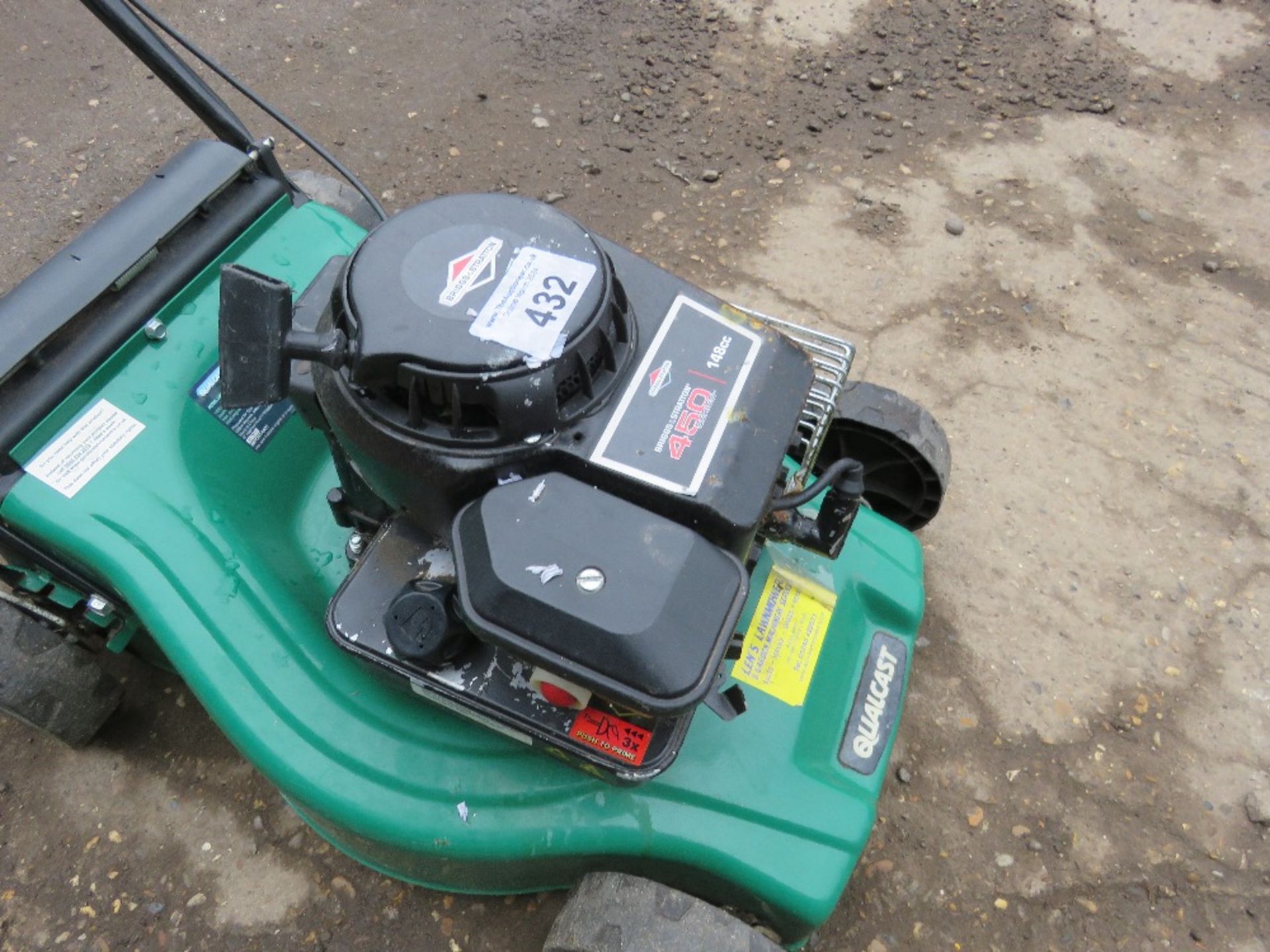 PETROL LAWNMOWER NO COLLECTOR. THIS LOT IS SOLD UNDER THE AUCTIONEERS MARGIN SCHEME, THEREFORE N