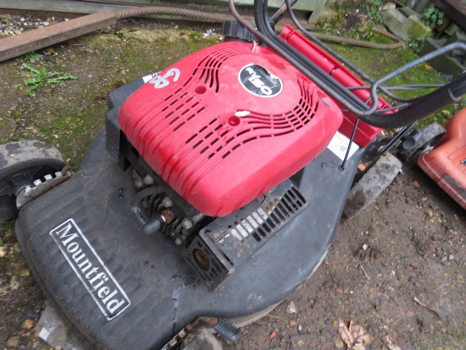 MOUNTFIELD ROTARY PETROL MOWER, NO COLLECTOR. - Image 3 of 3