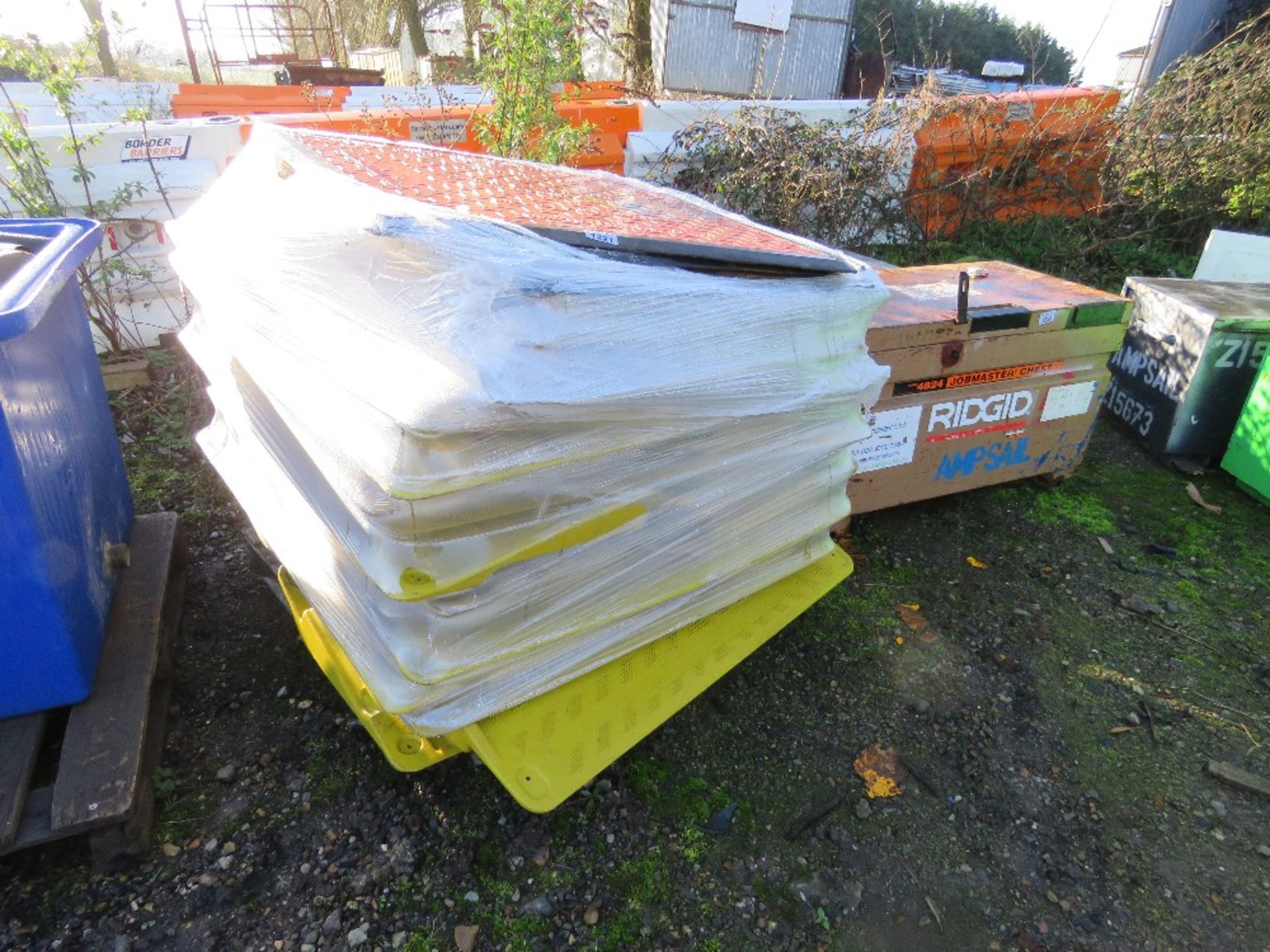 LARGE QUANTITY OF GRP CROSSING PLATES / KERB RAMPS.. SOURCED FROM COMPANY LIQUIDATION.