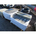 2 X PALLETS OF GREY BLOCK PAVERS. THIS LOT IS SOLD UNDER THE AUCTIONEERS MARGIN SCHEME, THEREFORE
