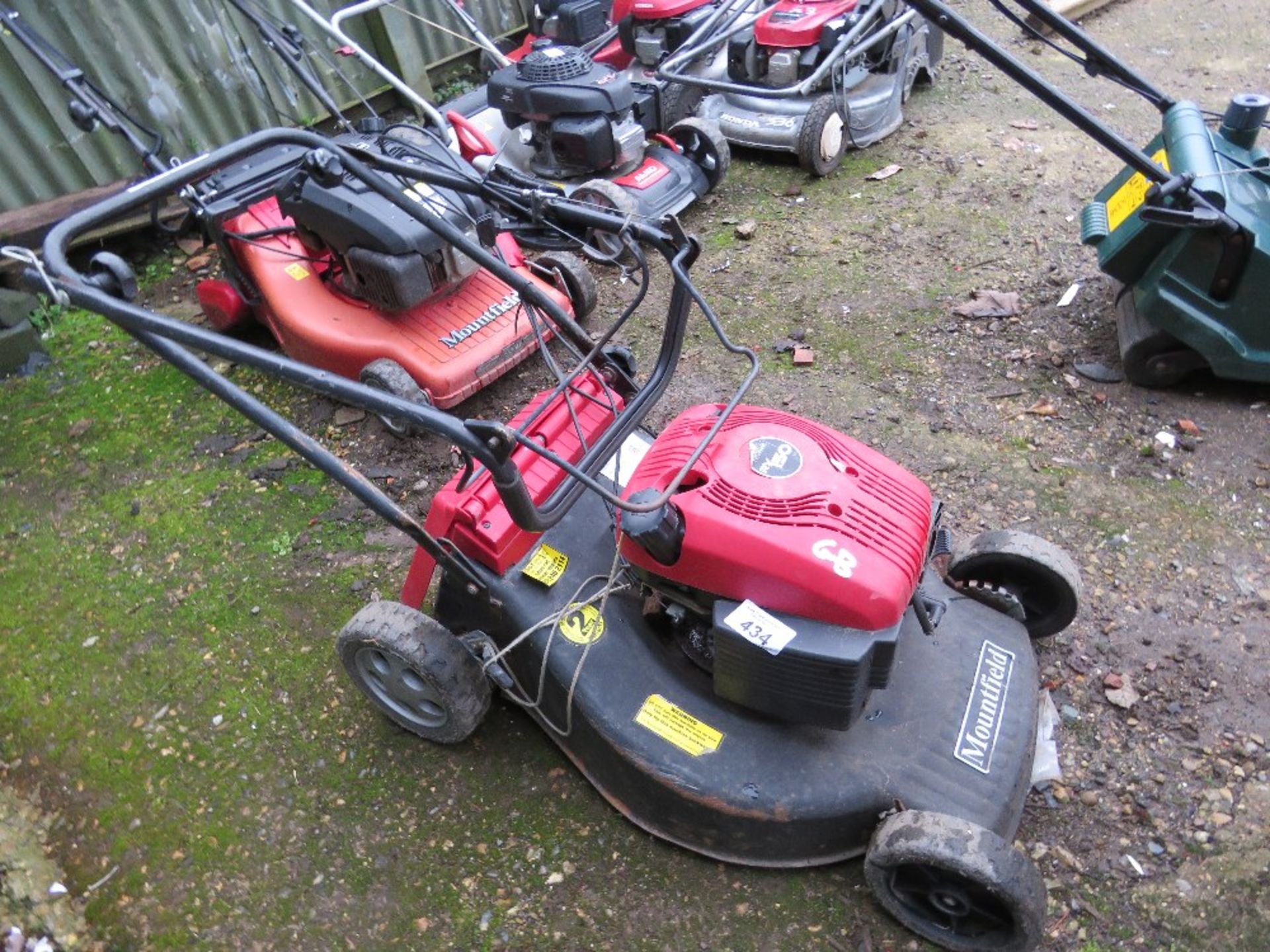 MOUNTFIELD ROTARY PETROL MOWER, NO COLLECTOR. - Image 2 of 3