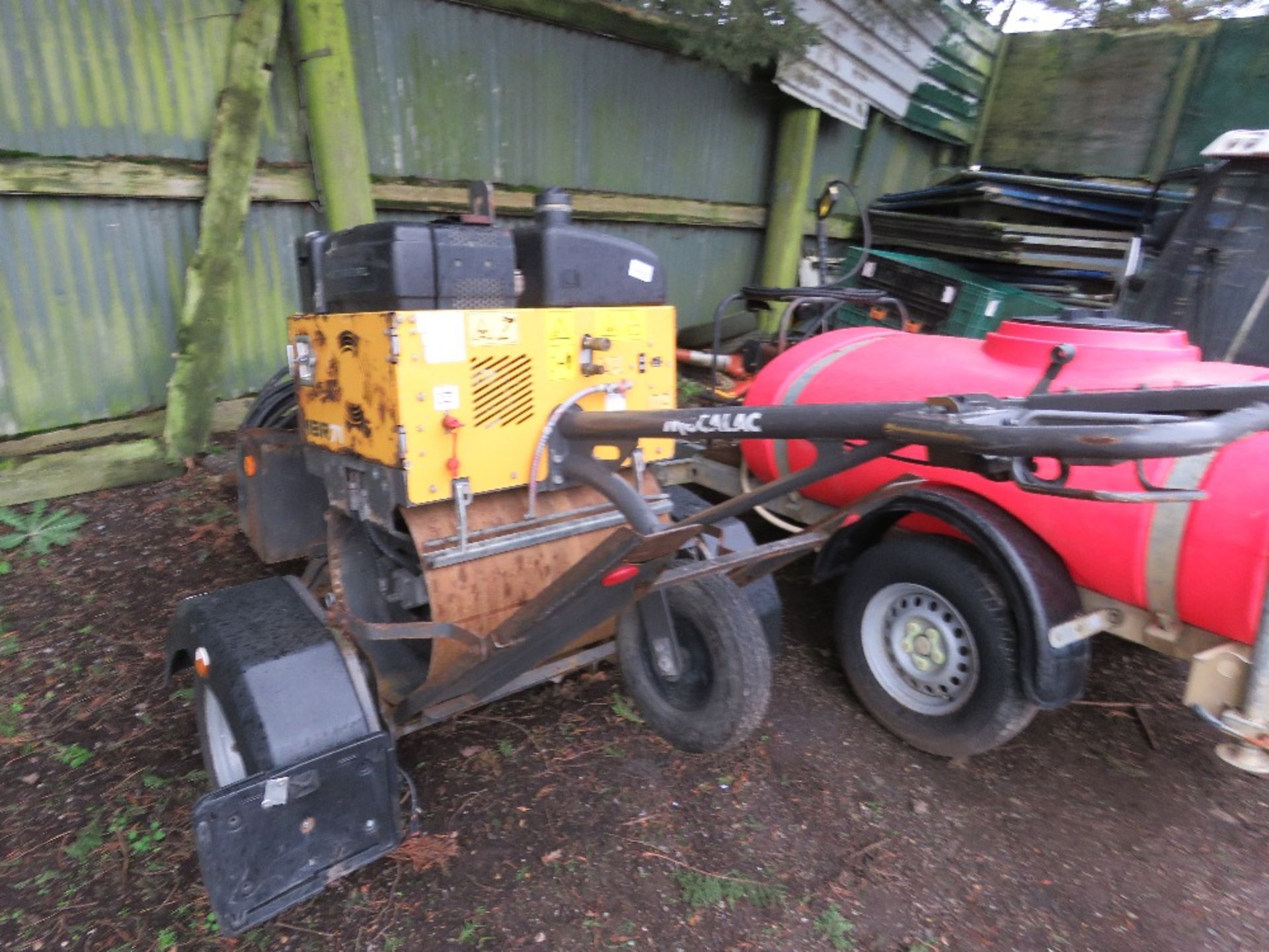 MECALAC MBR71 SINGLE DRUM ROLLER BREAKER ON TRAILER YEAR 2019. 462 REC HOURS. WITH BREAKER AND HOSES - Image 2 of 6