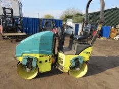 AMMANN ARX12 DOUBLE DRUM RIDE ON ROLLER YEAR 2013 BUILD. 812.3 REC HOURS. SN:TFAARX12ED0013258. DIRE