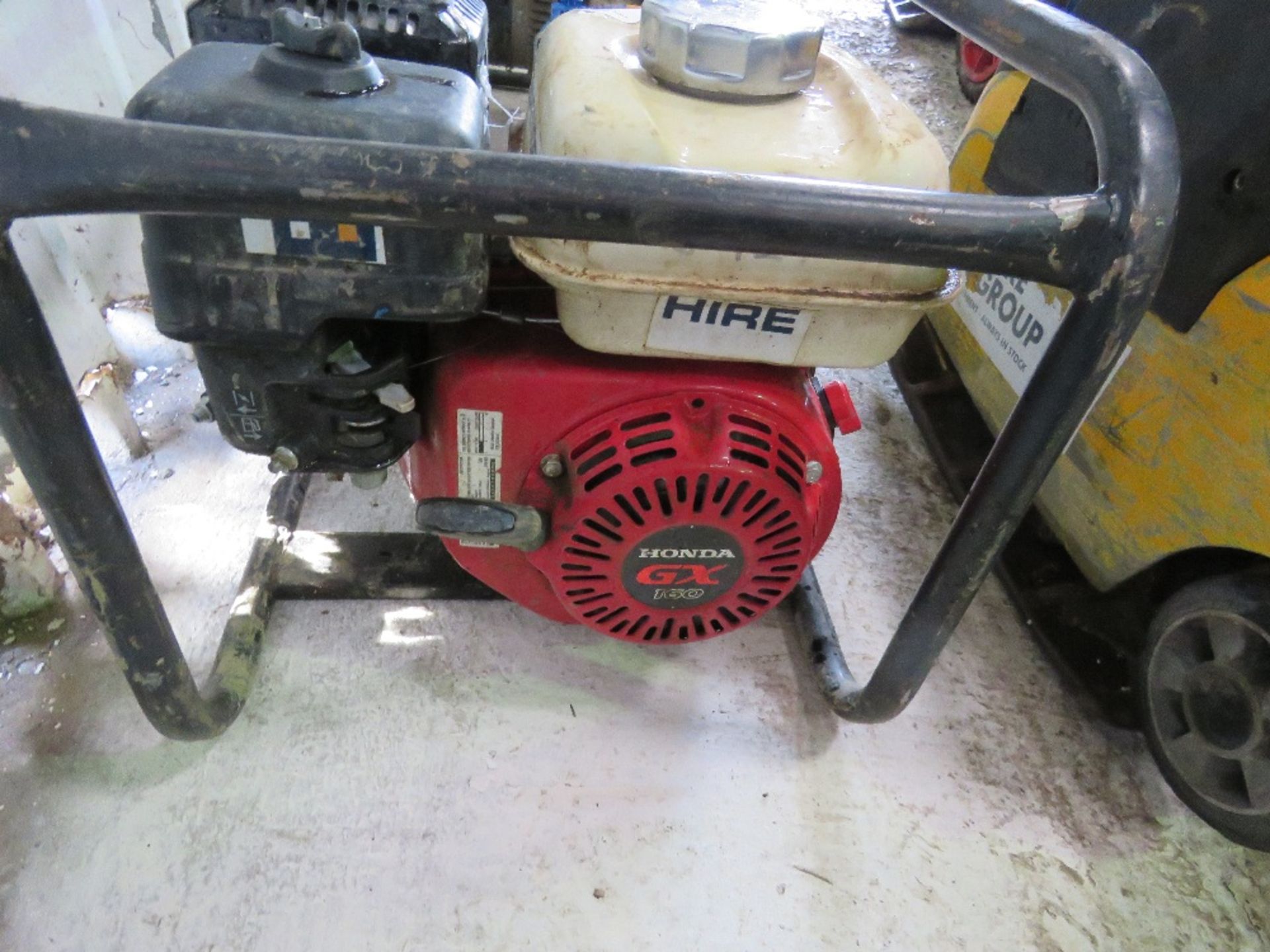 DUAL VOLTAGE HONDA ENGINED GENERATOR.