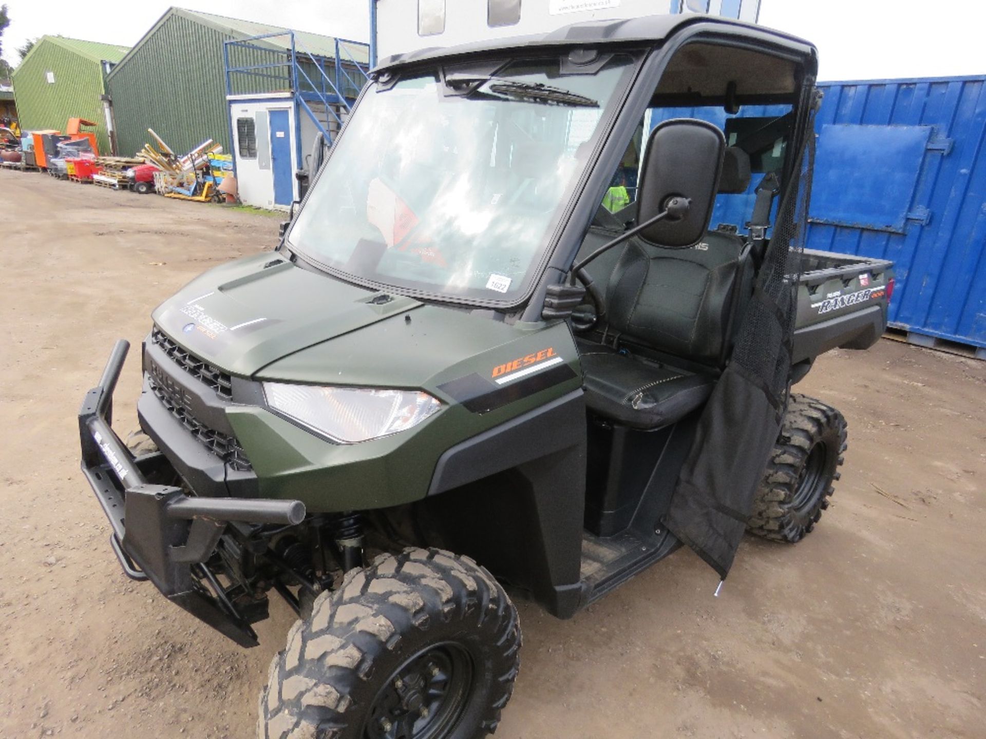 POLARIS 902 DIESEL RANGER WITH KUBOTA ENGINE, SCREEN ROOF AND BACK WINDOW. REG:EX71 RZA WITH V5, FIR - Image 12 of 12