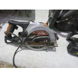 EVOLUTION 110VOLT METAL CUTTING CIRCULAR SAW. DIRECT FROM LOCAL RETIRING BUILDER. THIS LOT IS S