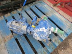 HIGH VOLUME WATER PUMP. WORKING WHEN REMOVED. DONE 4 MONTHS WORK ONLY. SOURCED FROM COMPANY LIQUIDA