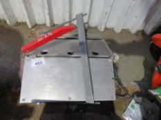 TILE CUTTING SAWBENCH WITH 4NO BLADES.