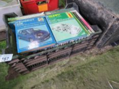 LARGE SELECTION OF HAYNES MANUALS. ....THIS LOT IS SOLD UNDER THE AUCTIONEERS MARGIN SCHEME, THEREFO