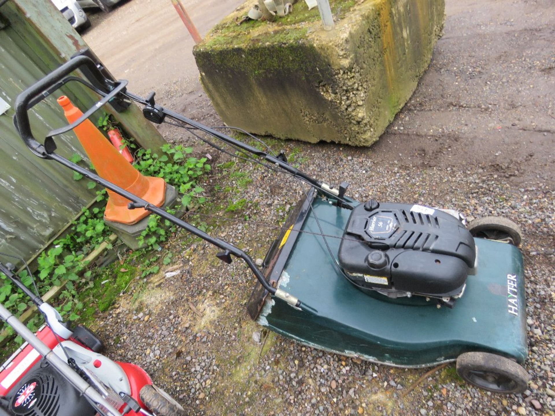 HAYTER HARRIER 56 PETROL ENGINE ROLLER MOWER, NO COLLECTOR.....THIS LOT IS SOLD UNDER THE AUCTIONEER - Image 2 of 3