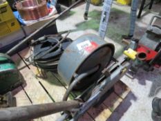 TIRFOR T516 CABLE PULLING WINCH PLUS 2NO ROLLS OF CABLE.