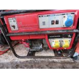 HONDA DUAL VOLTAGE PETROL GENERATOR.