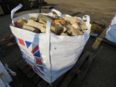 LARGE BULK BAG CONTAINING HARDWOOD LOGS. ....THIS LOT IS SOLD UNDER THE AUCTIONEERS MARGIN SCHEME, T
