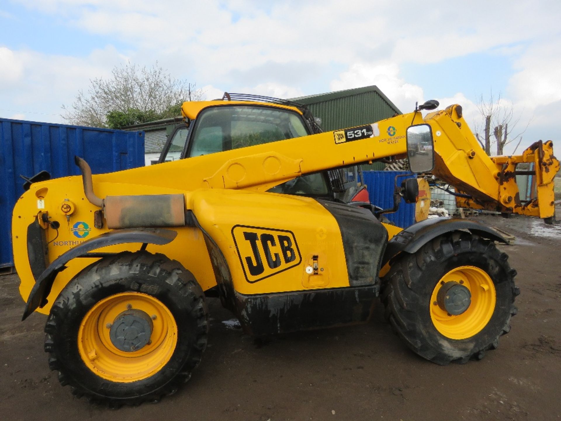 JCB 531-70 TELEHANDLER YEAR 20O7 BUILD, TURBO ENGINE. REG:NK07 HTA WITH V5. ONE PREVIOUS REC KEEPER - Image 3 of 17