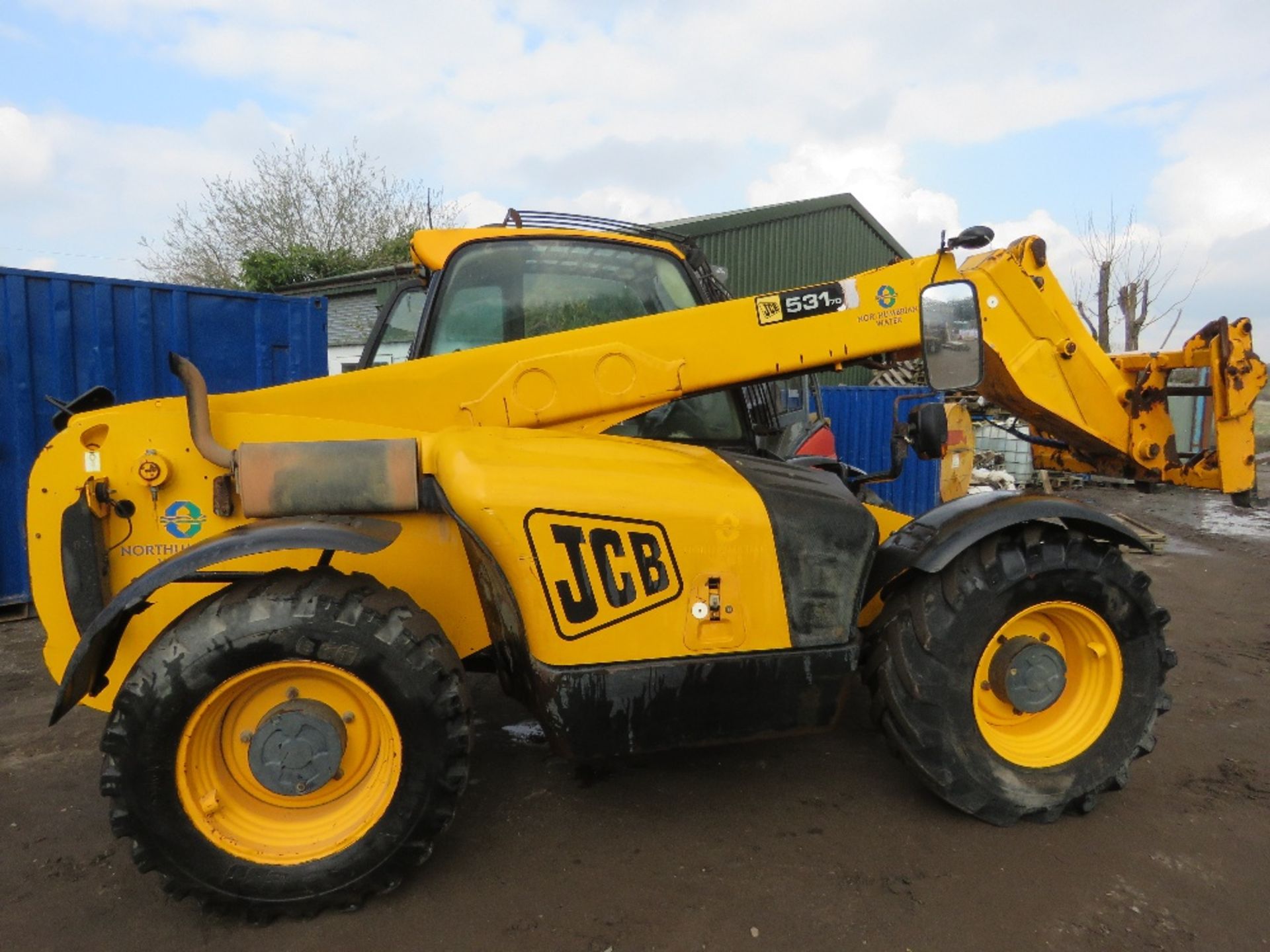 JCB 531-70 TELEHANDLER YEAR 20O7 BUILD, TURBO ENGINE. REG:NK07 HTA WITH V5. ONE PREVIOUS REC KEEPER - Bild 3 aus 17