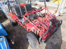 PETROL ENGINED 2WD OFF ROAD BUGGY, SOME PARTS MAY BE MISSING, NO KEY, CONDITION UNKNOWN. IDEAL PROJE