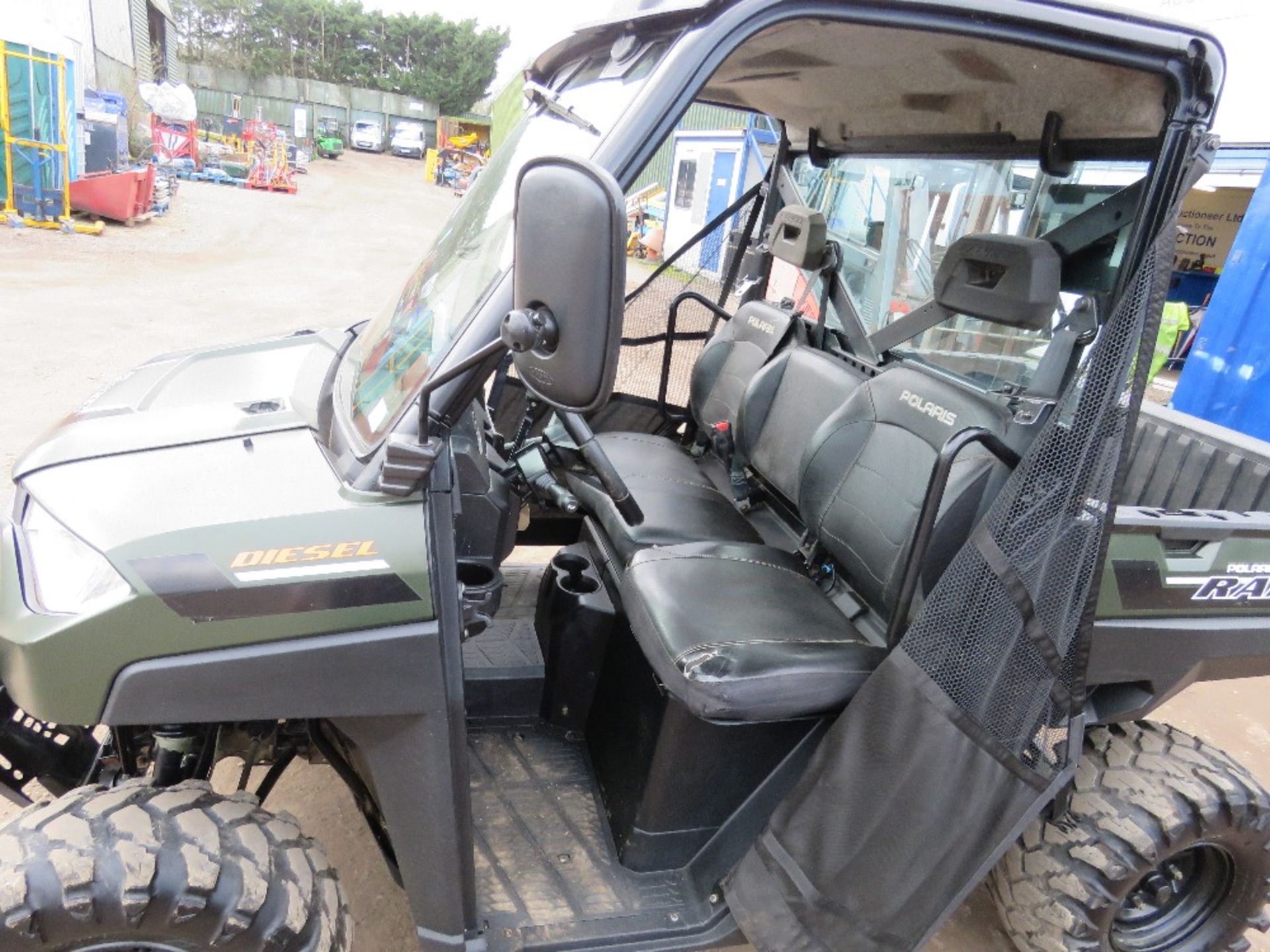 POLARIS 902 DIESEL RANGER WITH KUBOTA ENGINE, SCREEN ROOF AND BACK WINDOW. REG:EX71 RZA WITH V5, FIR - Image 11 of 12