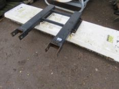 FORKLIFT MOUNTED YARD / GRAIN STORE BRUSH, 8FT WIDTH APPROX. DIRECT EX LOCAL FARM.