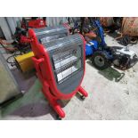 2NO 110VOLT RADIANT HEATERS.....THIS LOT IS SOLD UNDER THE AUCTIONEERS MARGIN SCHEME, THEREFORE NO V