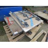 3 X ARMORGARD TYPE FOLDING WORK TABLES. SOURCED FROM COMPANY LIQUIDATION