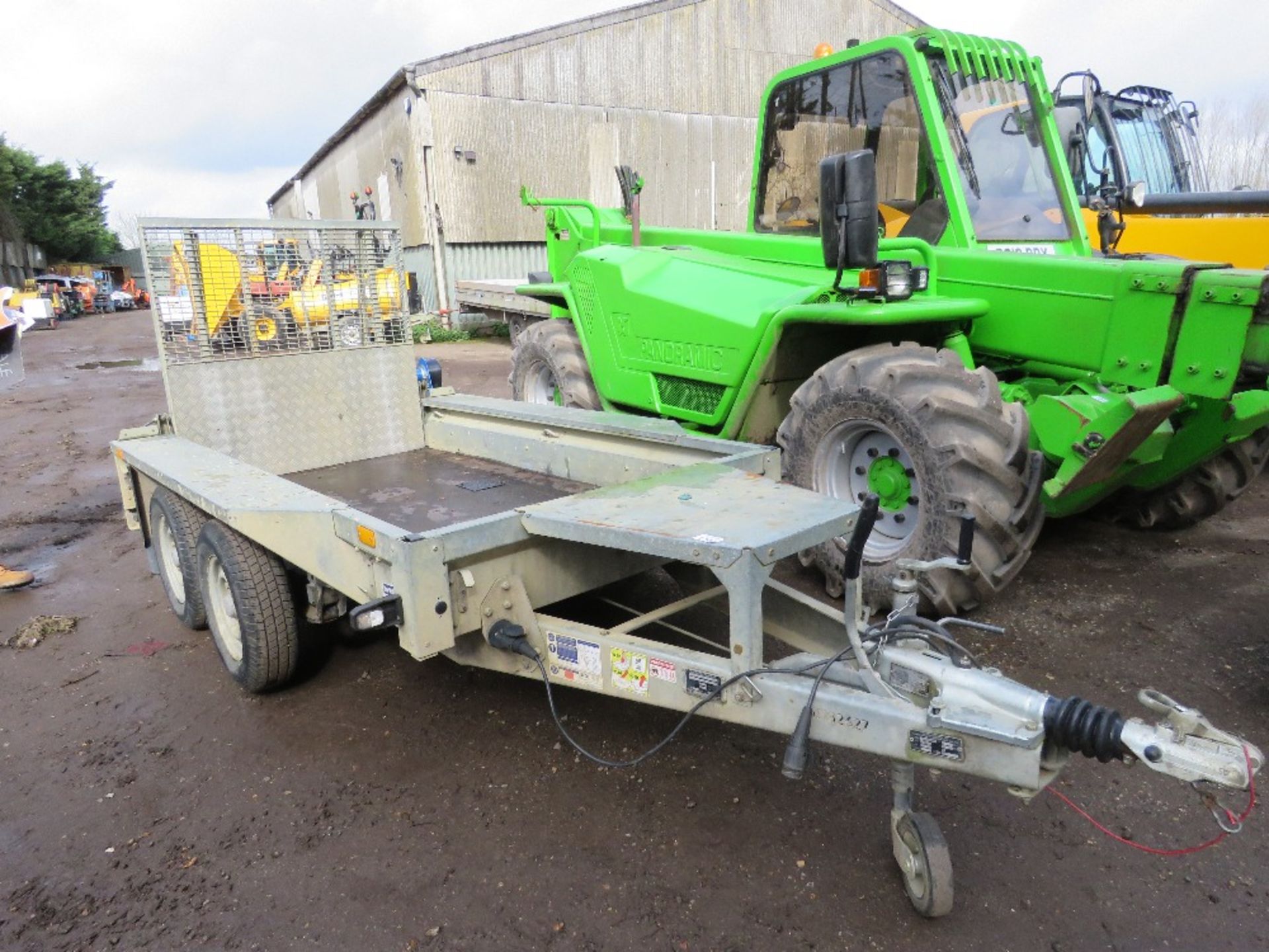 IFOR WILLIAMS GX84 MINI DIGGER TWIN AXLE TRAILER YEAR 2016 BUILD SN:SCKD00000H0713853 DIRECT FROM A - Image 2 of 10