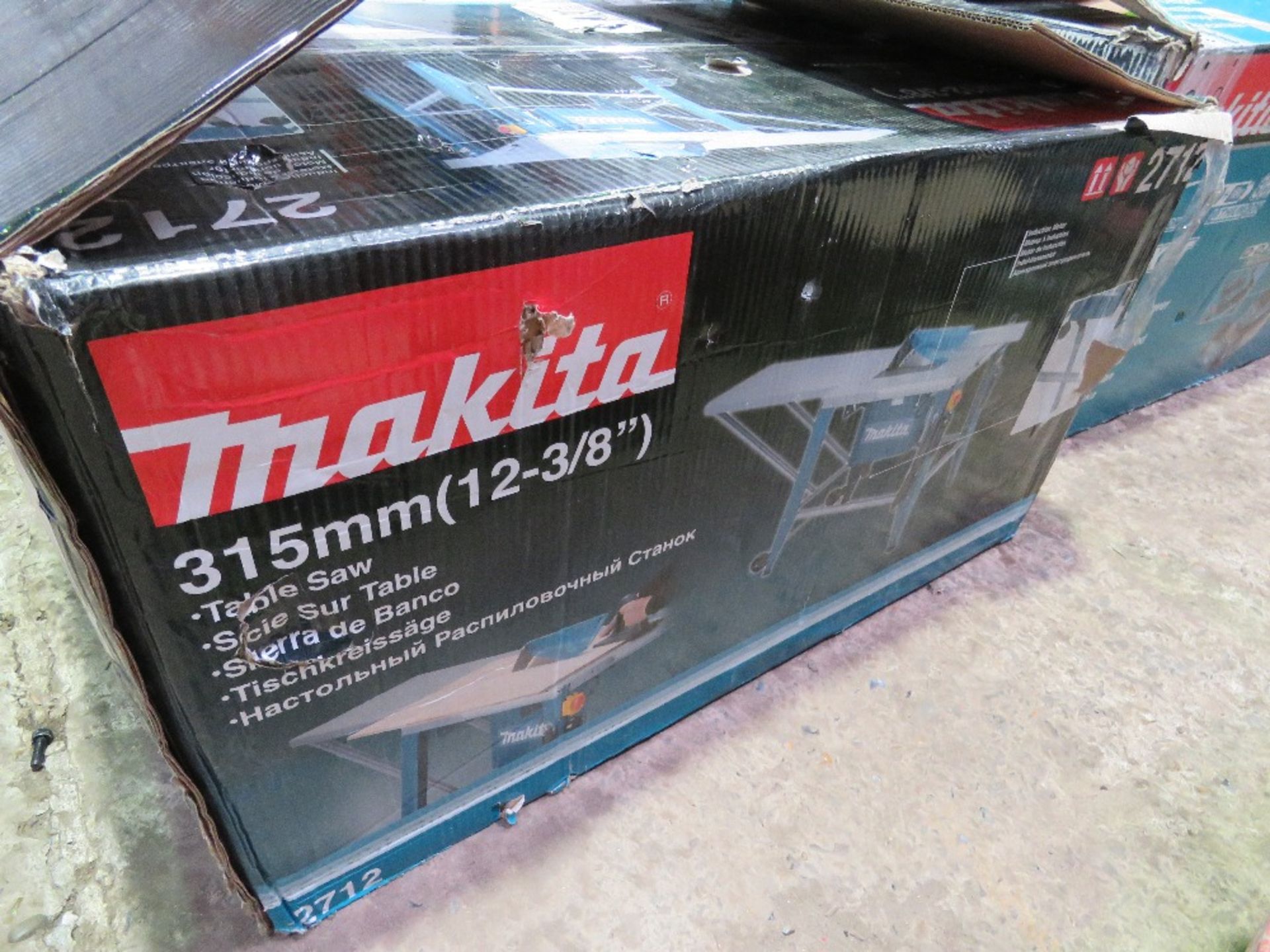 MAKITA 315MM 240VOLT TABLE SAW IN A BOX.