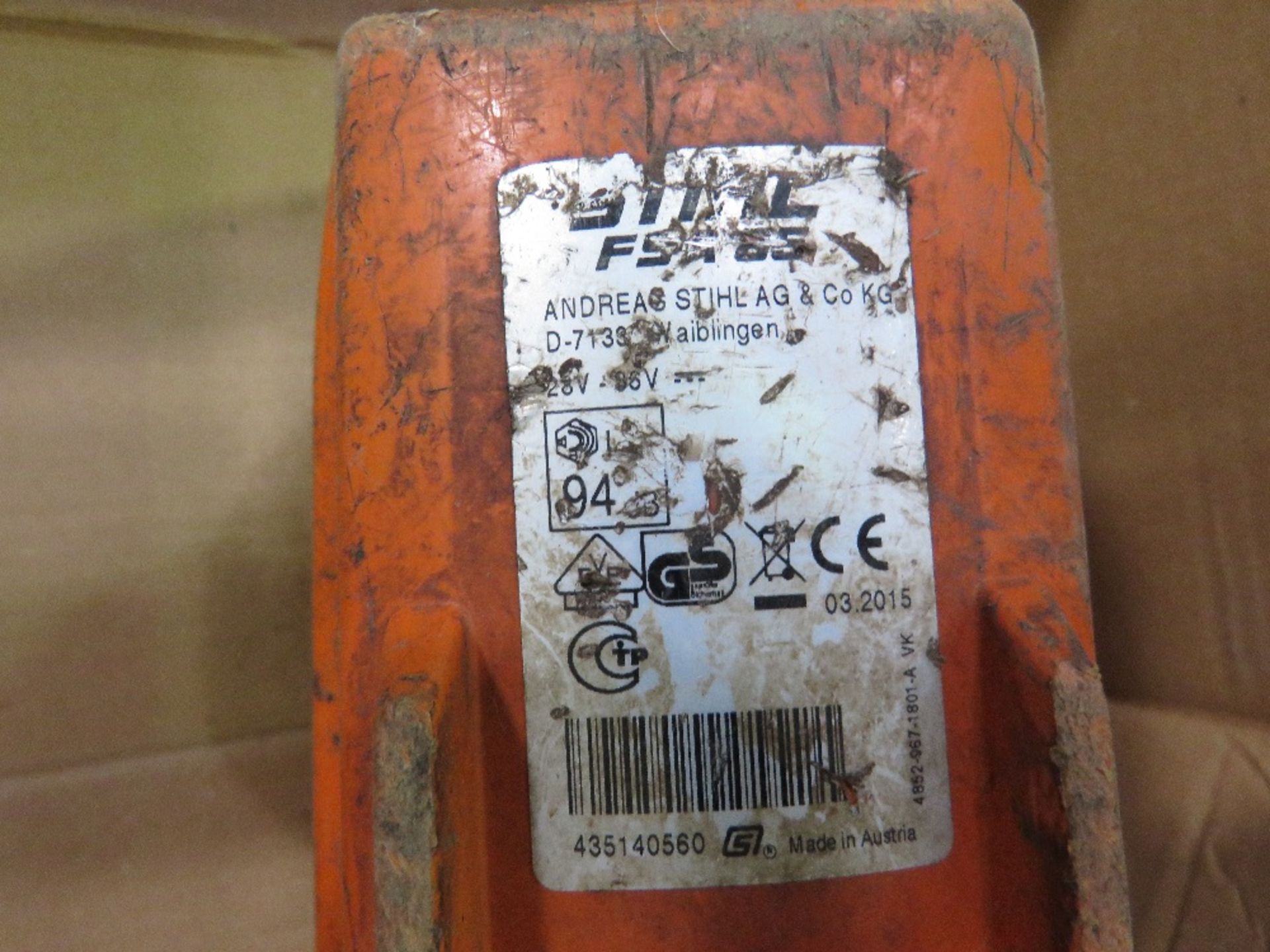 STIHL FSA95 BATTERY POWERED STRIMMER CONDITION UNKNOWN. - Image 4 of 6