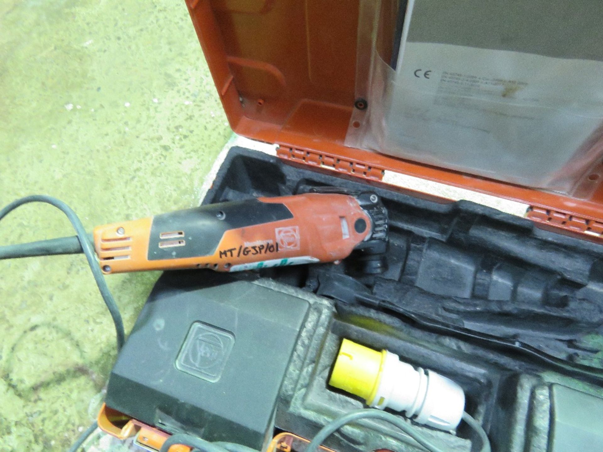 FEIN 110VOLT MULTI TOOL IN A BOX. DIRECT FROM LOCAL COMPANY. - Image 3 of 3