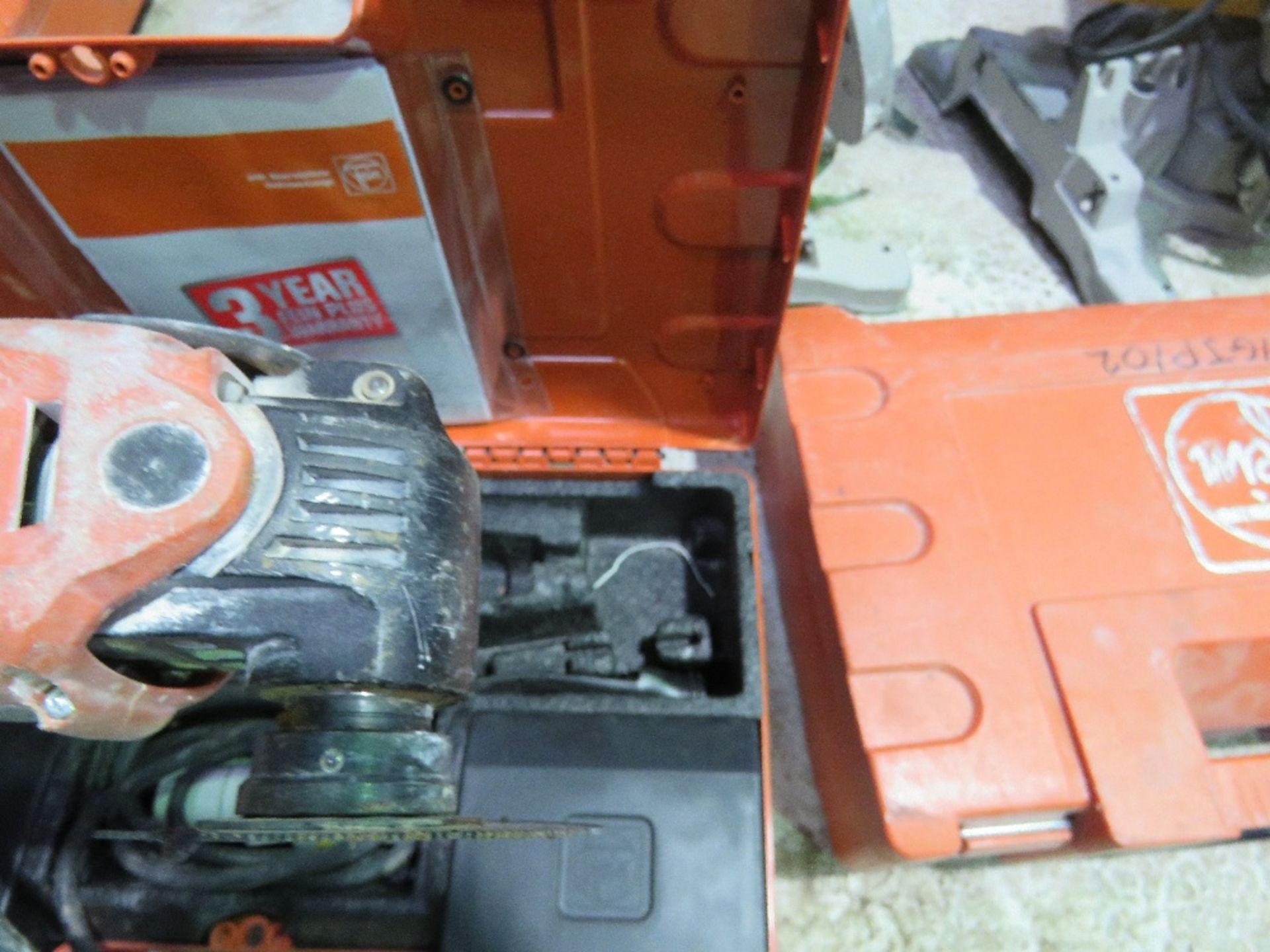 FEIN 110VOLT MULTI TOOL IN A BOX. DIRECT FROM LOCAL COMPANY. - Image 4 of 4