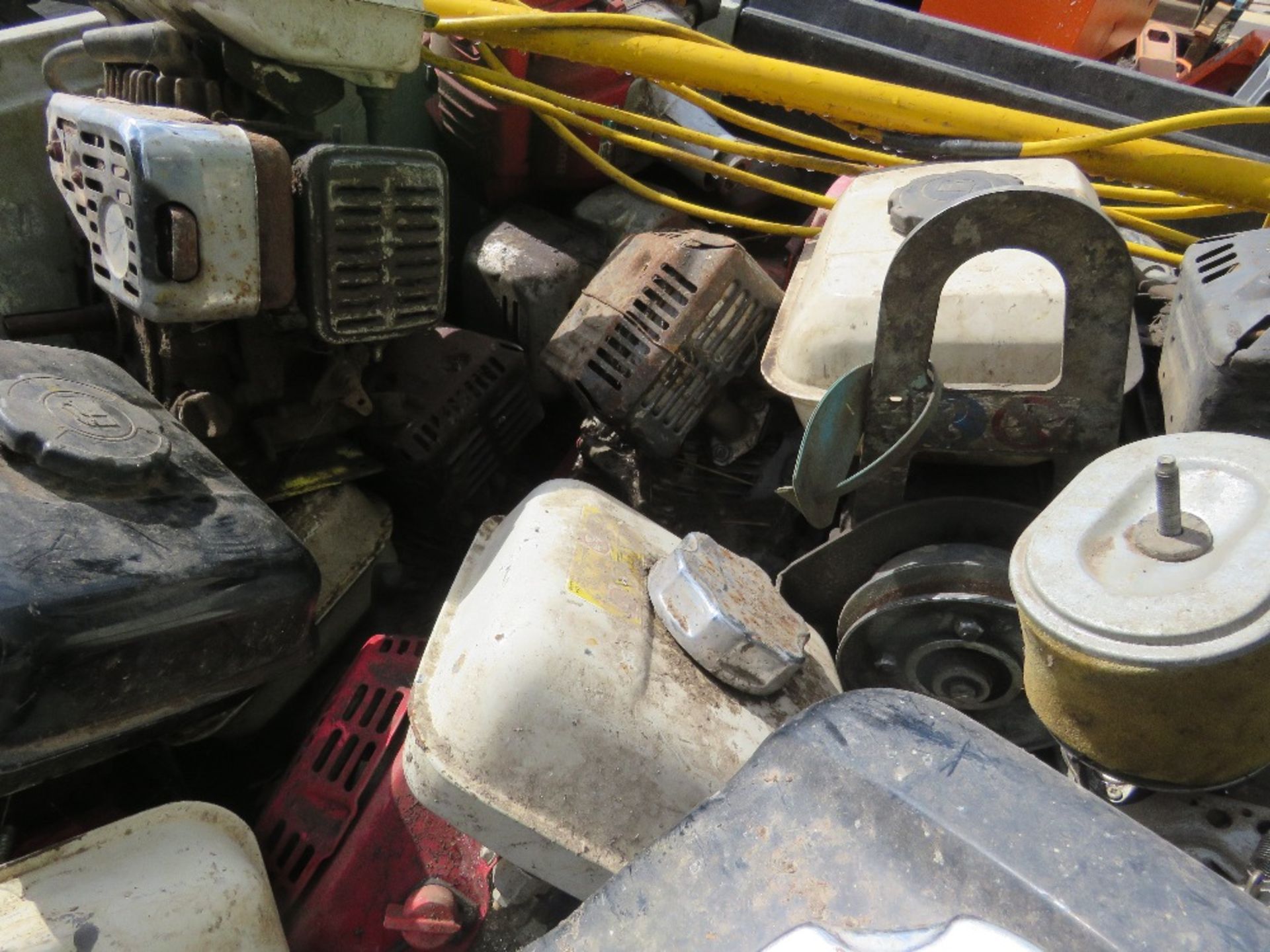 STILLAGE CONTAINING PETROL ENGINES, MANY BEING HONDA. - Image 6 of 6