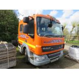 DAF LF45.160 08E CREW CAB LORRY 7500KG RATED. REG: SE08 NBO WITH V5 WHEN TESTED WAS SEEN TO RUN, D