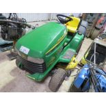 JOHN DEERE LTR166 RIDE ON MOWER. WHEN TESTED WAS SEEN TO RUN AND DRIVE BUT MOWER NOT ENGAGING (NO BE