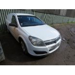 VAUXHALL ASTRA PANEL VAN REG:FD56 VYJ. 166,382 REC MILES.WITH V5 AND MOT UNTIL 07/11/24. WHEN TESTED