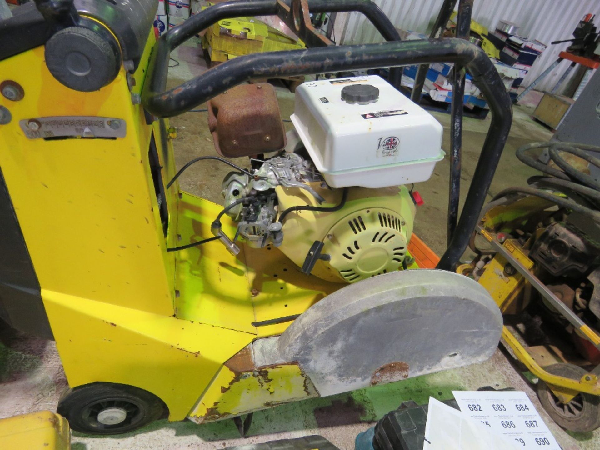 WACKER BFS1350A PETROL ENGINED FLOOR SAW. - Image 5 of 7