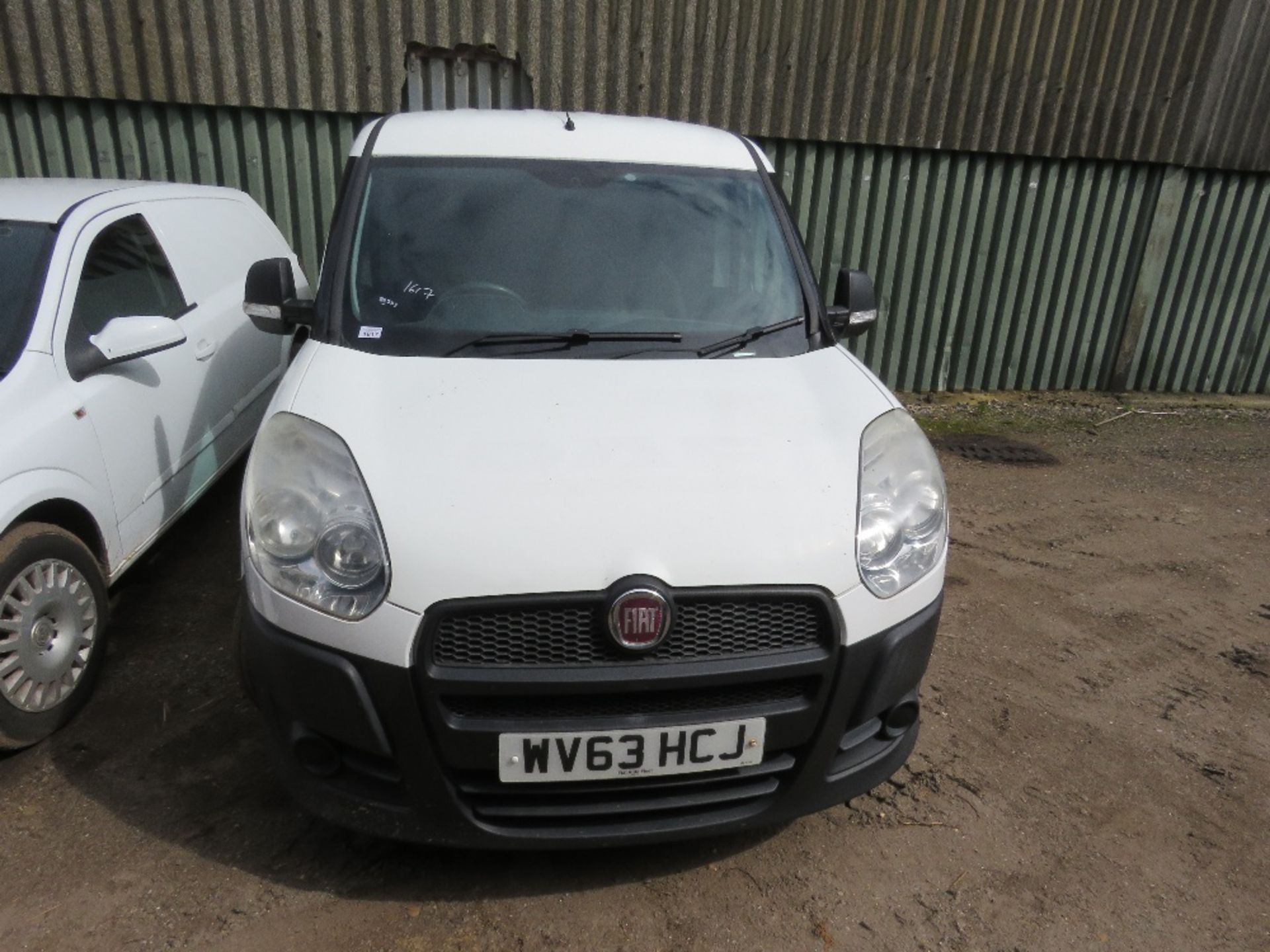 FIAT DOBLO PANEL VAN REG: WV63 HCJ. 84343 REC MILES. WHEN TESTED WAS SEEN TO DRIVE, STEER AND BRAKE. - Image 2 of 12
