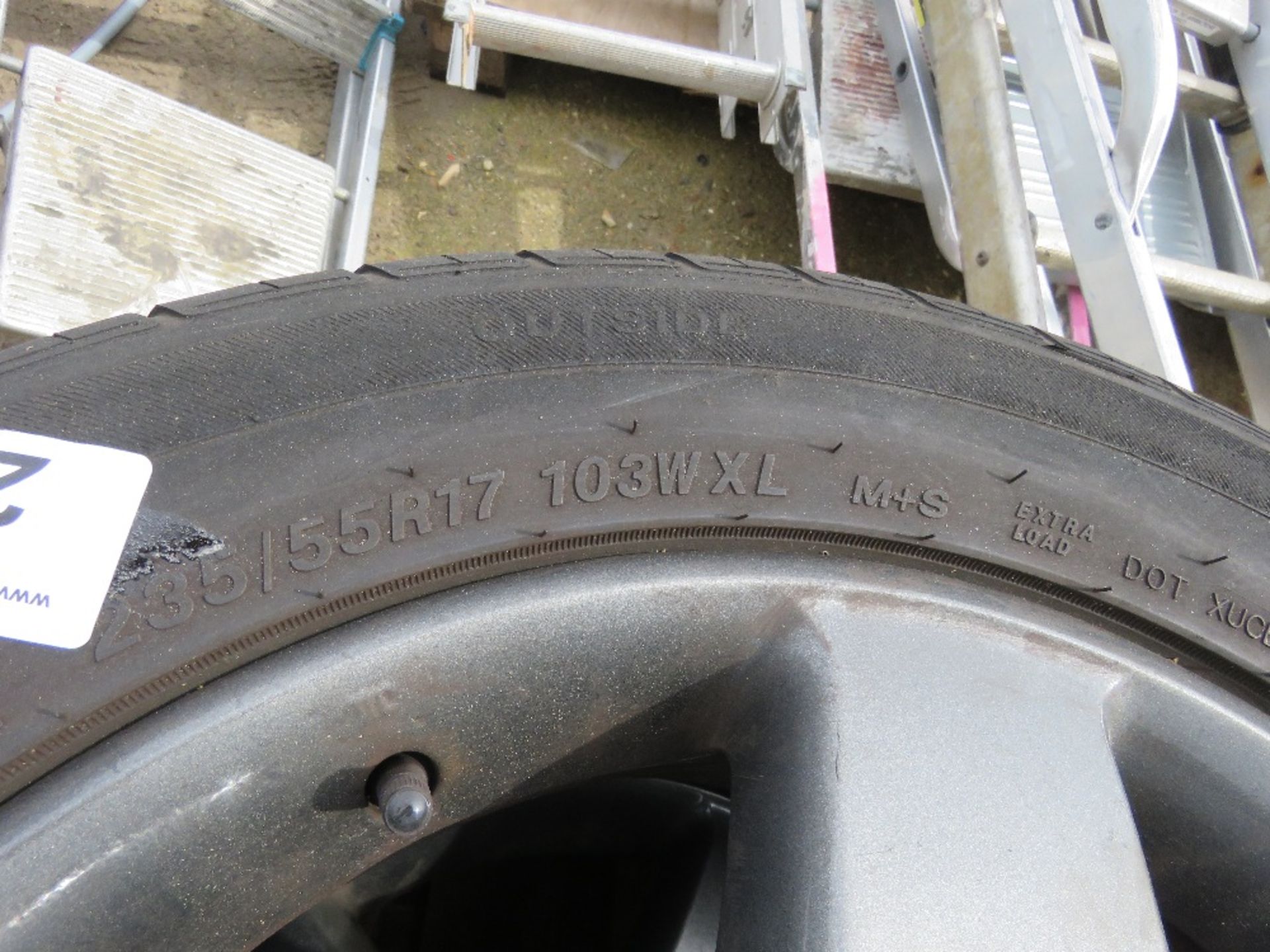 5NO ASSORTED VW WHEELS AND TYRES. - Image 4 of 6