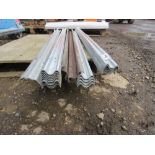 QUANTITY OF GALVANISED PALLISADE FENCING BARS / PALES, 1.75M LENGTH APPROX.