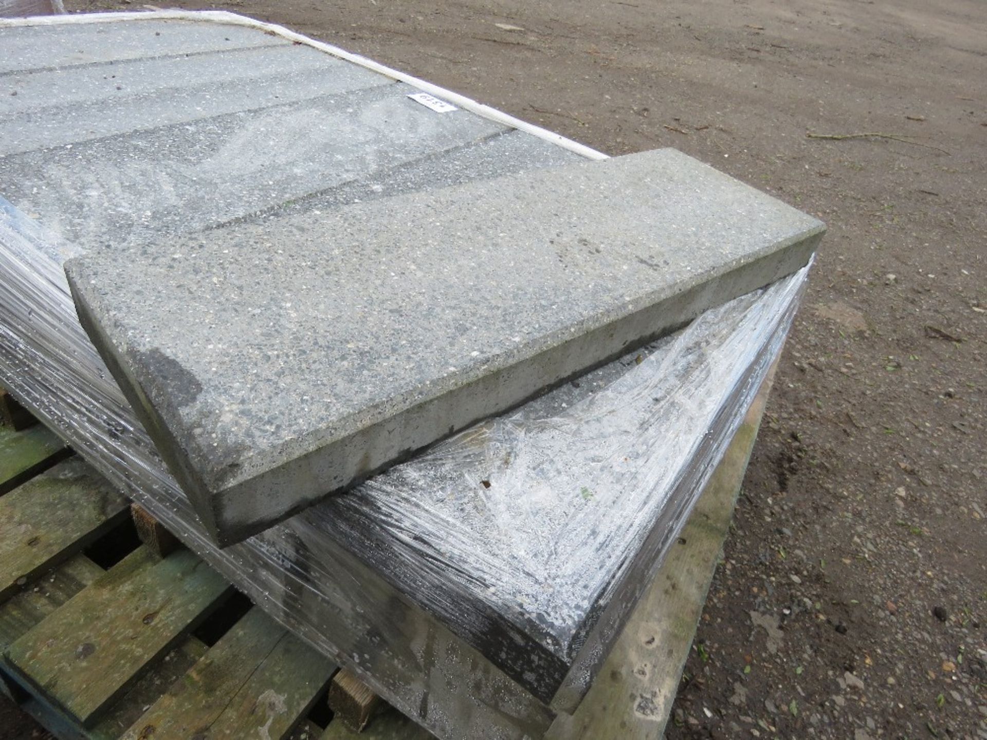 3 X PALLETS OF HEAVY DUTY RECTANGULAR BLOCK PAVERS 600MM X 20MM APPROX. - Image 10 of 11