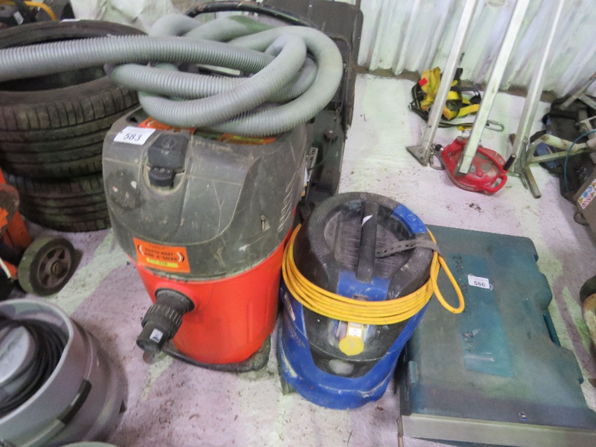 2 X 110VOLT POWERED VACUUM CLEANERS.