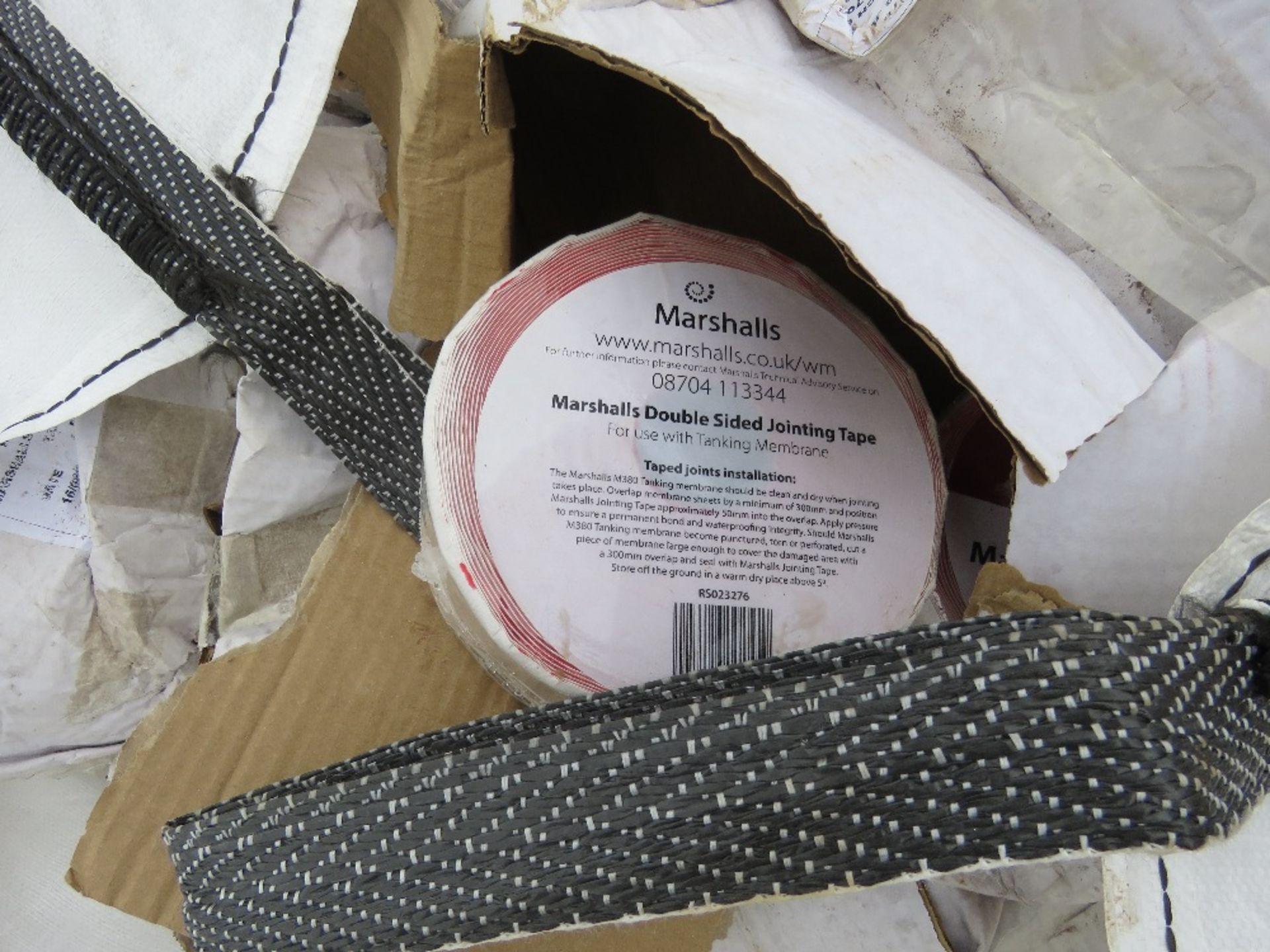 BULK BAG CONTAINING MARSHALLS DOUBLE SIDED JOINTING TAPES......THIS LOT IS SOLD UNDER THE AUCTIONEER - Image 2 of 4