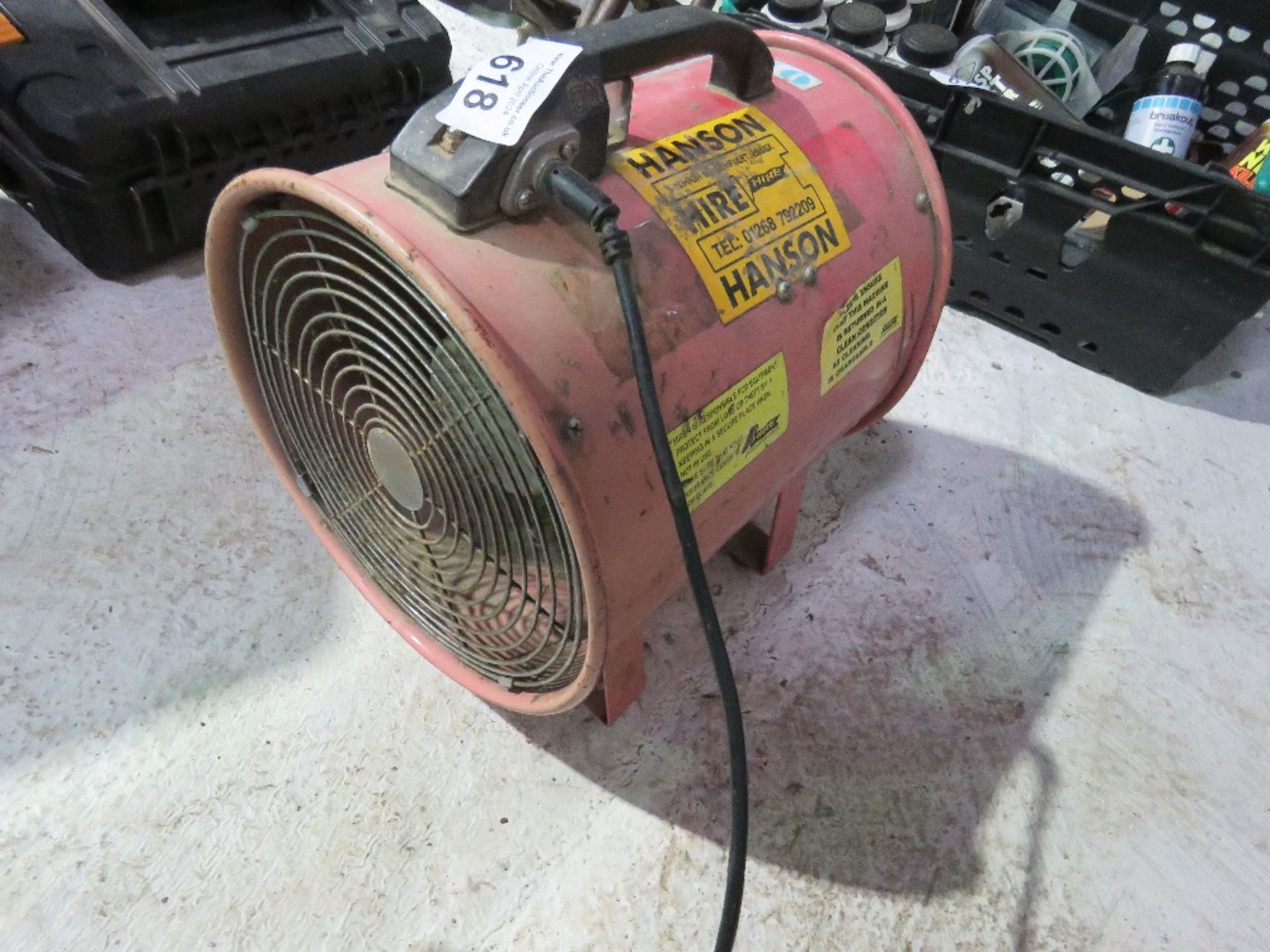 AIR CIRCULATION FAN, 110VOLT POWERED.....THIS LOT IS SOLD UNDER THE AUCTIONEERS MARGIN SCHEME, THERE - Image 2 of 3